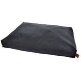 dynamic24 XL Hunde Matte Kissen Hunde Katzen Bett Schlafplatz Hundekissen Bettchen schwarz