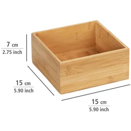Wenko Holzkiste Terra 15 x 7 x 15 cm 1-tlg. braun