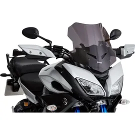 Ermax Windschutzscheibe Sport Acrylic durchsichtig Schwarz getönt für Motorrad