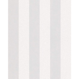 marburg Vliestapete Streifenmuster Weiß-Pearl 10,05 x 0,53 m FSC®