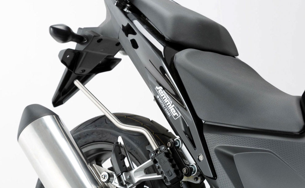 SW-Motech Honda CB/CBR 500/650, Armes de soutien de l incendie - Noir/Argent