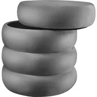 Tectake Sitzhocker Altu, gepolstert, Stauraum
