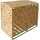 Trendline Mülltonnenbox TrendLine 149 x 122 cm braun