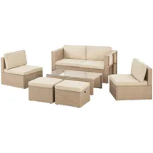 Juskys Salou Lounge-Set Creme
