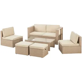 Juskys Salou Lounge-Set Creme