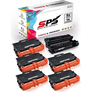 5x TN3480 Toner Schwarz + 1x DR3400 Trommel kompatibel für Brother HL-L6400DWT Brother DR3400 Brother TN3480 HL5580 HL5580D HL5585 HL5585D HL5590 ...