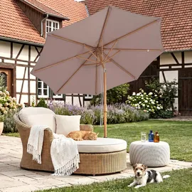 Sekey Sonnenschirm Ø 300 cm Taupe