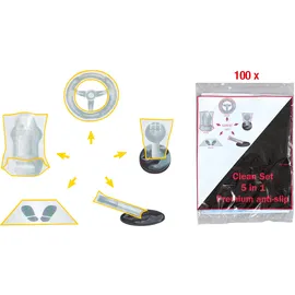 KS Tools Innenraum-Schoner Set 5 in 1, PKW, 100er-Pack