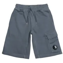 C.P. Company für Herren. 18CMSB101A110044R Diagonale Cargo-Bermuda-Shorts blau (L), Lässig, Baumwolle