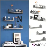 Vicco Wandregal Hängeregal Bücherregal Wandboard Trend Regal Beton