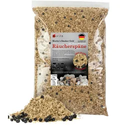 Moritz 2,5kg Räucherspäne Buche mit Wacholder fein 0,75 -2 mm