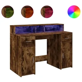 vidaXL Schreibtisch Räuchereiche