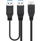 goobay USB 3.0 Dual Power SuperSpeed Kabel