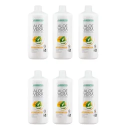 Aloe Vera Drinking Gel Traditionell mit Honig 6er Set