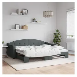 vidaXL Tagesbett 90 x 200 cm Dunkelgrau