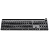 JLab Epic Wireless Keyboard, schwarz, LEDs weiß, USB/Bluetooth, DE (IEUDEKEPICKEYRBLK4)