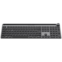 JLAB Epic Wireless Keyboard, schwarz, LEDs weiß, USB/Bluetooth, DE (IEUDEKEPICKEYRBLK4)