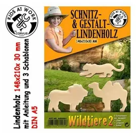 Corvus Schnitzholz Wildtiere 2