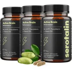 serotalin Active Brain Performance1 | 180 Kapseln für 6 Monate (3er Paket)