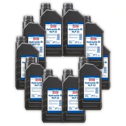 10x 1L LIQUI MOLY 6954 Hydrauliköl mineralisch HLP 22 für Maschinen Pumpen
