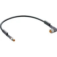 Belden 11779-1 Sensor-/Aktor-Steckverbinder, konfektioniert M12 Stecker, gerade, Buchse, gewinkelt