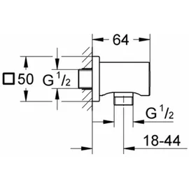 Grohe Rainshower Wandanschlussbogen 27076000