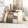 Traumschlaf Seersucker Kariert Beige 160 x 210 cm + 65 x 100 cm