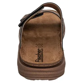 Fischer Markenschuh Slides Braun 41