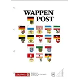 Baier & Schneider Briefblock Wappen A4 kariert