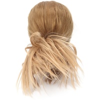 Messy Bun Hair Piece Haarknoten, Pferdeschwanz-Haarteil, Synthetische Haarverlängerungen, Haargummis, Pferdeschwanz-Haarteile, Messy Hair Bun, Glattes Haar, Dutt für Frauen,(Q17-18#)