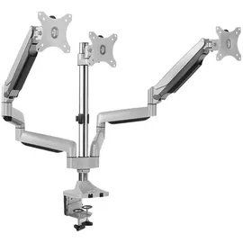 Logilink Monitorhalterung BP0052 für 3 Displays Silber