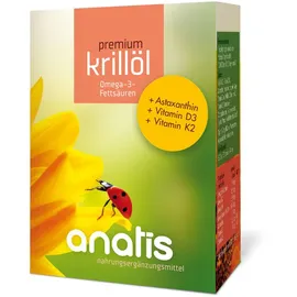 Anatis Krillöl premium+Vit D3+Vit K2 64,3 g
