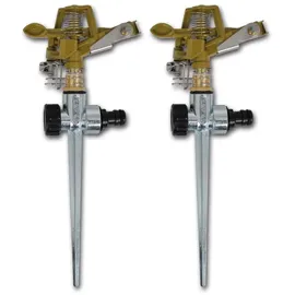 vidaXL Impuls Sprinkler 13,5 l Gold/Orange