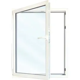 josef meeth fenster und türen Energiespar-Fenster 76/3 Dreh-Kipp DIN links 80 x 80 cm weiß