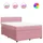 vidaXL Boxspringbett 140 x 200 cm Rosa