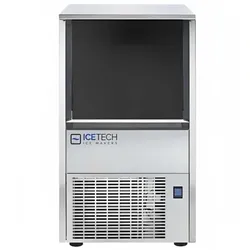 Hohleiswürfelmaschine mit Wasserkondensation 24kg/24h. Eiswürfelbereiter für Bars, Restaurants und Gastronomie.
