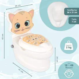 pilsan Töpfchen mit Spülgeräusch Katze, Kindertoilette