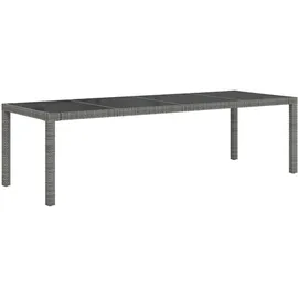 vidaXL Garten-Essgruppe 9-tlg. Grau