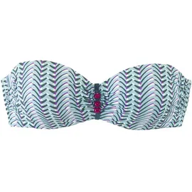 VIVANCE Bügel-Bandeau-Bikini Damen Blau 42 Cup E