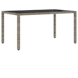 vidaXL Garten Essgruppe 5-tlg. Grau
