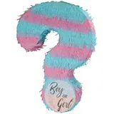 Goodtimes Pinata Gender Reveal 50cm hoch Partyspiel Zum Befüllen mit Süßigkeiten und zerschlagen Als Geschenkidee für Geburtstag Hochzeit JGA