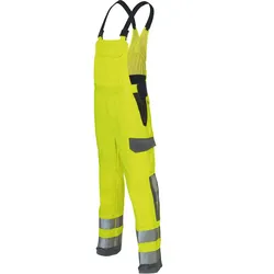Multinorm Latzhose "PROTECTIQ HIGH VIS" arc1 - 56 - warngelb/anthrazit