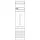Hager Komplettschrank, univers Z 1ZP, 1100x300x205