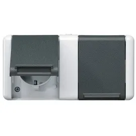 Jung SCHUKO-Steckdose 2-fach 16A 250V 8220-1 W