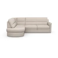 sit&more Ecksofa »Panini L-Form«, wahlweise mit Vorziehsitz und Bettkasten grau