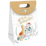Trötsch Verlag Trötsch Geschenktasche mit Verschluss medium Winterwald