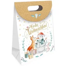 Trötsch Verlag Trötsch Geschenktasche mit Verschluss medium Winterwald