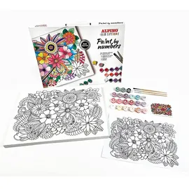 ALPiNO Malen nach Zahlen Set 1 St. Multicolor 40x30 cm