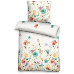 Bettwäsche BLUMEN Seersucker