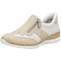Rieker Damen N42G5 Slipper beige 40